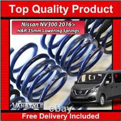 Fits Nissan Nv300 2016 Genuine H&r 35mm Sport Lowering Suspension Spring Set 4