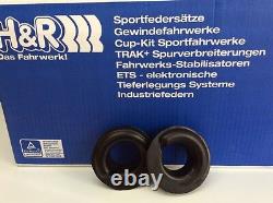 H&R LOWERING SPORTS SPRINGS & VW REAR SPRING CUPS FOR VW T5/T6 TRANSPORTER 40mm