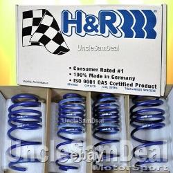 H&r Lowering Sport Springs For Vw Cabriolet Scirocco II 8v 1.25f 1.25r Drop