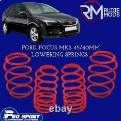 ProSport 45/40mm Lowering Springs for Ford Focus Mk2 Authorised Dealer 120523