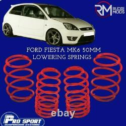 ProSport 50mm Lowering Springs for Ford Fiesta MK6 Authorised Dealer 120530