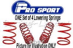 ProSport Lowering Spring Kit 40mm for AUDI S3 Hatchback 2.0 TFSI, 8V, 2013-2020