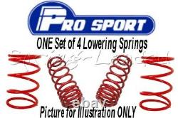 ProSport Lowering Springs 25mm for FORD Fiesta 1.6/1.8 XR2i Turbo 16V, GFJ 89-95
