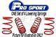 ProSport Lowering Springs Kit for Ford Focus II 1.6TI 11/2004 to 2011 120522