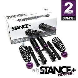 Stance+ Street Coilovers Suspension Kit Fiat 500 1.0 1.2 1.3 1.4 Abarth (07-12)