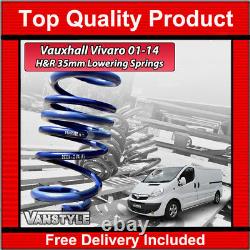 Vauxhall Vivaro 01-14 Genuine H&r 35mm Sport Lowering Suspension Spring Set Of 4